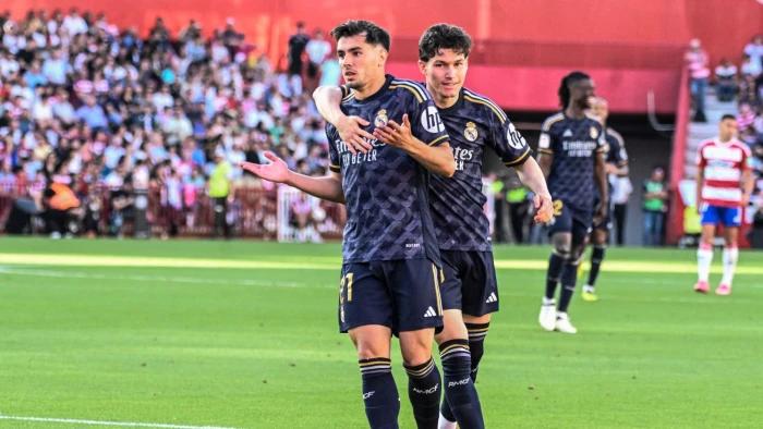 Brahim Diaz at the double as Real Madrid thump relegated Granada
