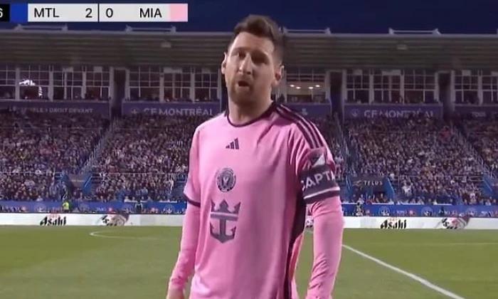 Lionel Messi fumes live on TV as he's caught out by bizarre MLS rule