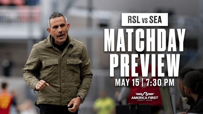 Real Salt Lake Returns Home Wednesday to Host Seattle Sounders FC