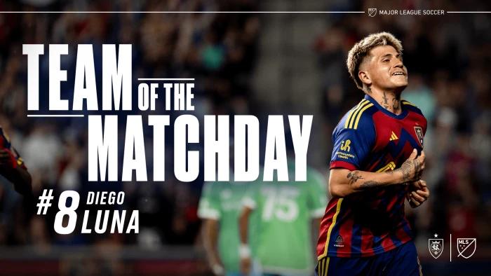 Diego Luna Named to Team of the Matchday