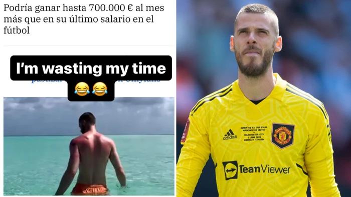 Former Man Utd star De Gea told he could earn £2m a month with risque new career