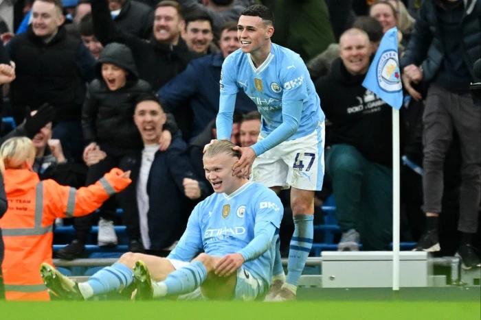 Erling Haaland and Phil Foden sit out Manchester City training ahead of run-in