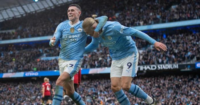 Erling Haaland and Phil Foden miss Man City training ahead of Brighton clash