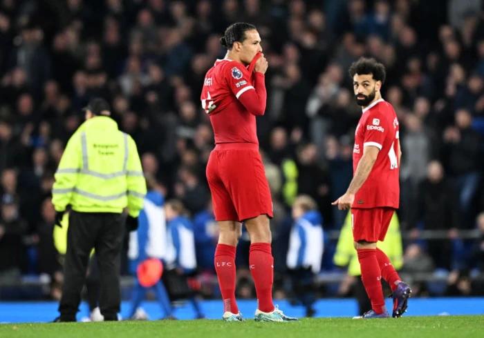 Virgil van Dijk questions Liverpool’s hunger after Everton defeat