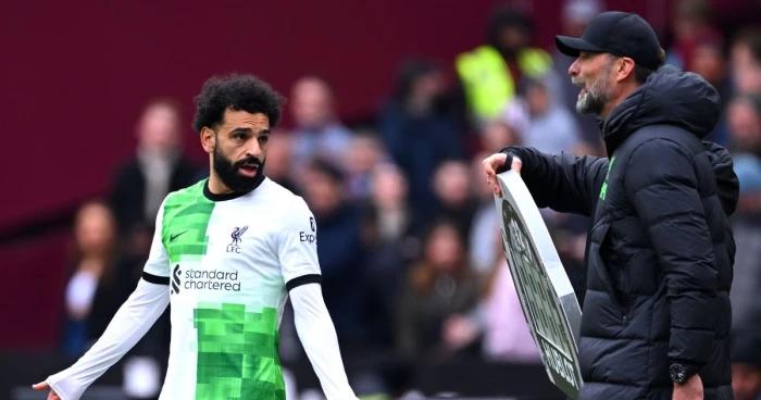 Antonio claims what Salah was told by Liverpool boss Klopp in touchline bust-up