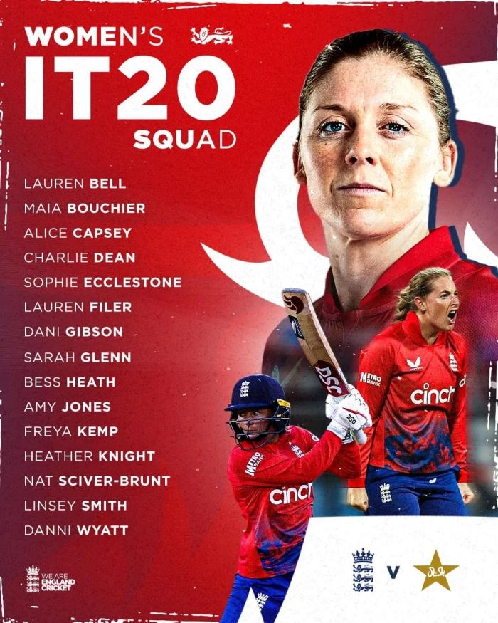The England Women's squads to face Pakistan are HERE! 😍

#EnglandCricket
