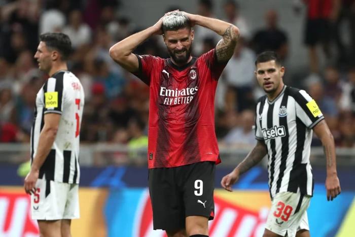 Newcastle United's plan to beat AC Milan revealed in Olivier Giroud forgotten clip