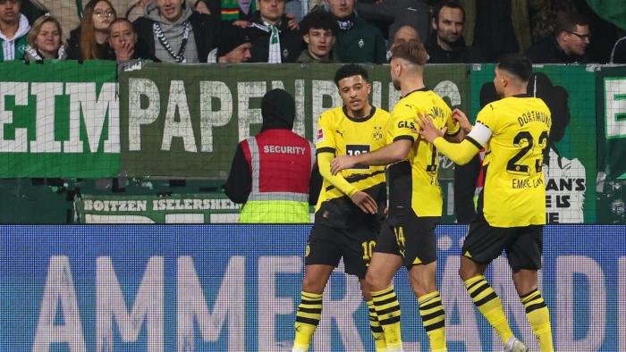 Jadon Sancho relieved to break Dortmund goalscoring drought