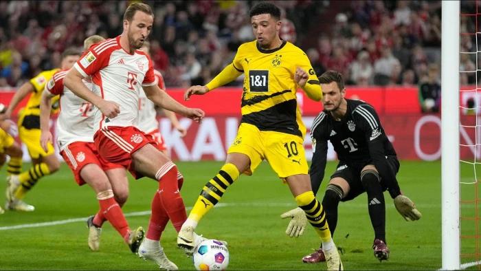 Jadon Sancho shines bright in Borussia Dortmund victory over Bayern Munich