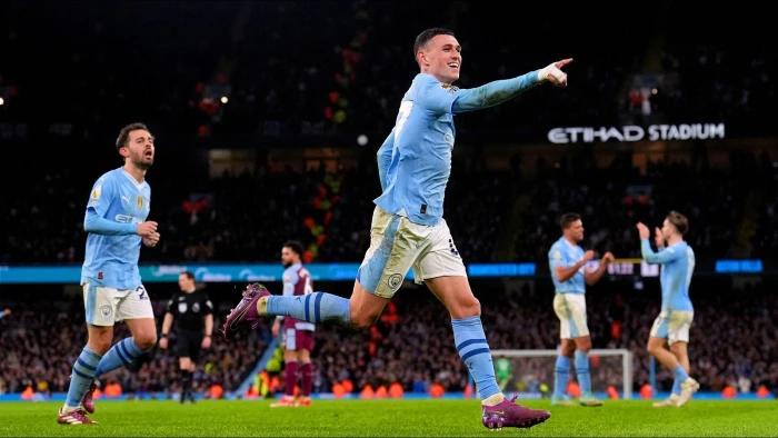 Man City's Pep Guardiola lauds Phil Foden's brilliance as hat-trick sinks Aston Villa