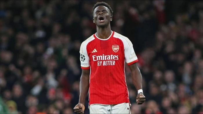 Bukayo Saka's flying form in jeopardy: Arsenal's winger doubtful for Brighton clash