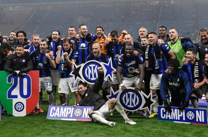 Inter Milan beat rivals AC Milan to secure 20th Serie A title