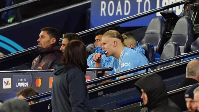 Erling Haaland ruled out of Manchester City's clash with Brighton