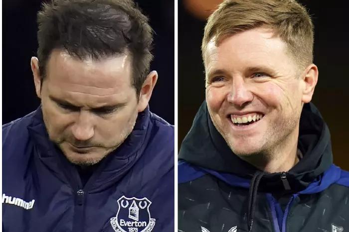 In a Premier League of managers, Howe would be Europe-bound, while Lampard would be down…or out