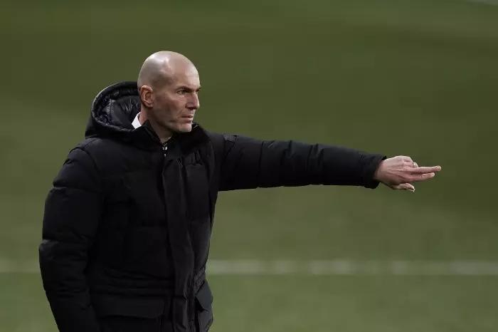 Zinedine Zidane, head coach of Real Madrid
