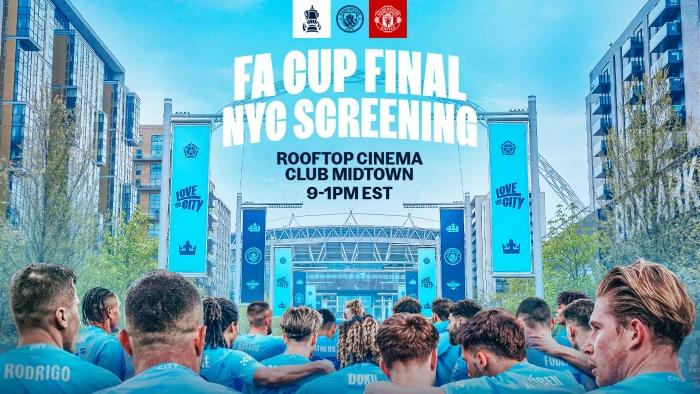 Manchester City to host FA Cup final screening in New York