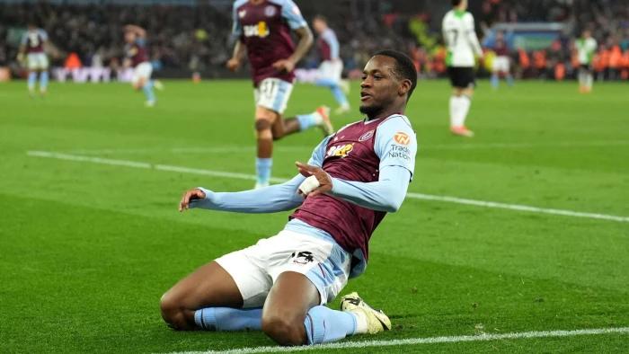  Six-goal thriller sees Aston Villa earn late draw with Liverpool