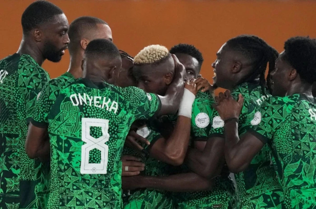 Nigeria celebrate