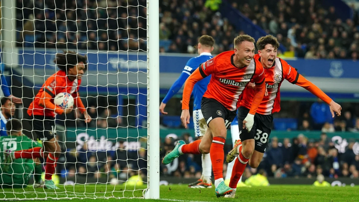 Luton Town win in the FA Cup