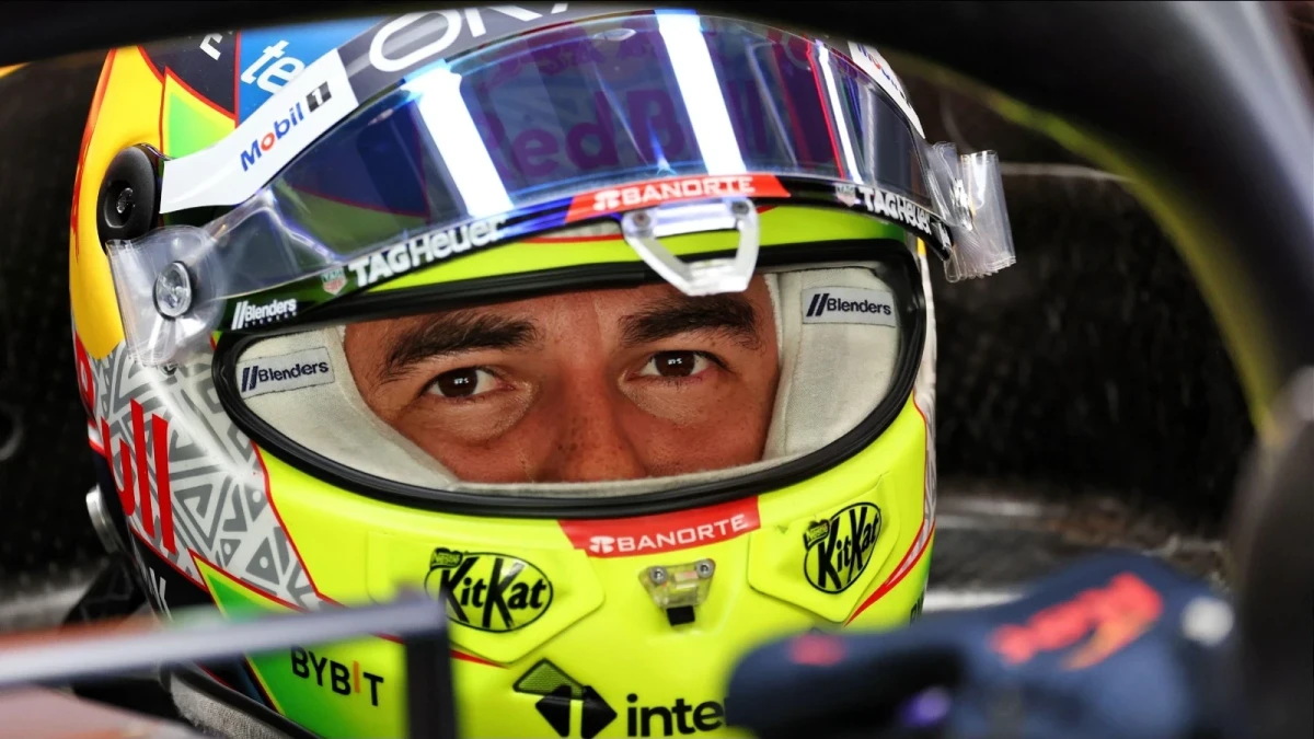 Sergio Perez of Red Bull Racing