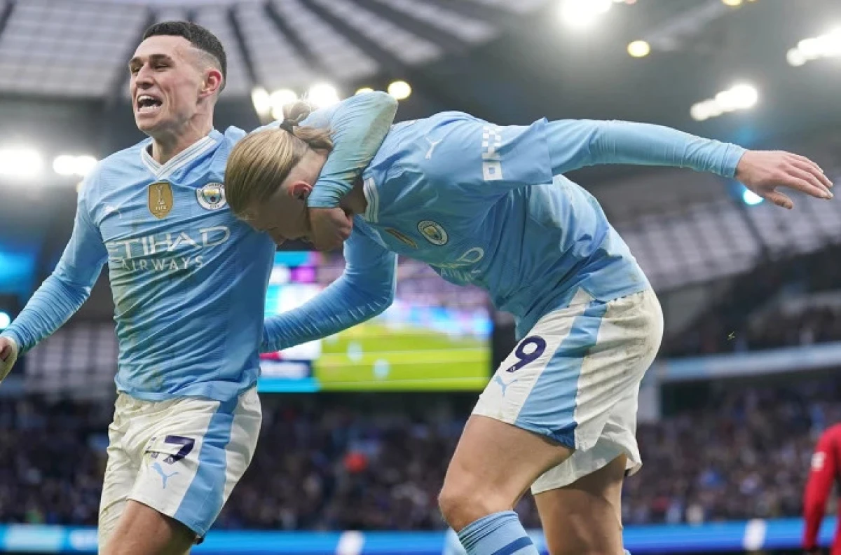 Phil Foden and Erling Haaland