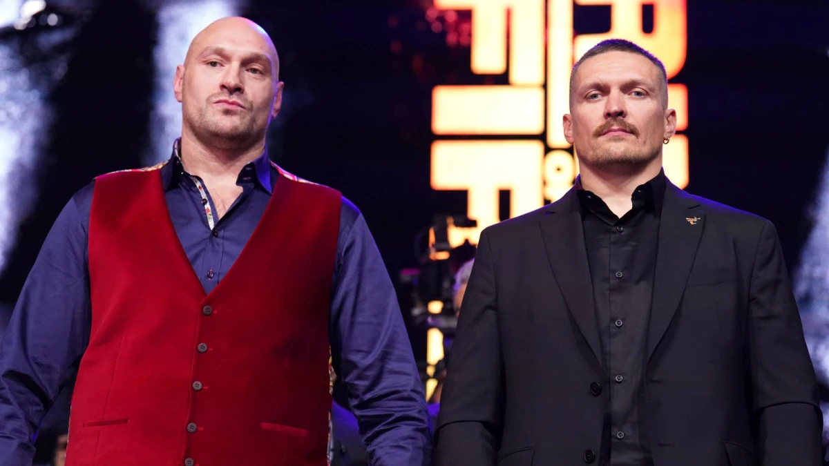Tyson Fury and Oleksandr Usyk