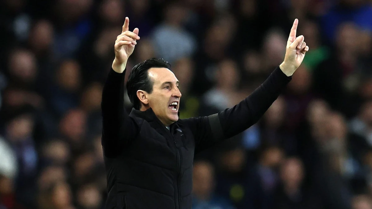 Aston Villa manager Unai Emery