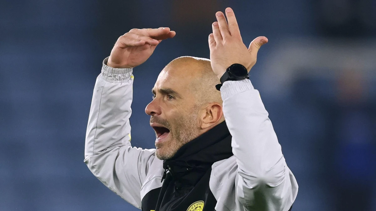 Enzo Maresca manager of Leicester City