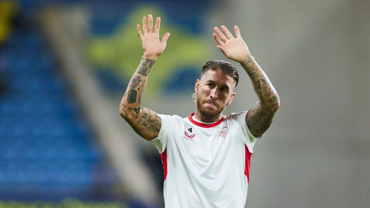 Sergio Ramos of Sevilla FC