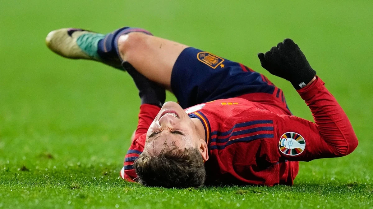 Gavi of Spain injured