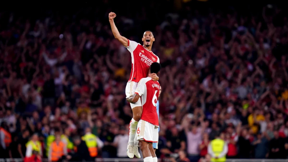 William Saliba and Gabriel