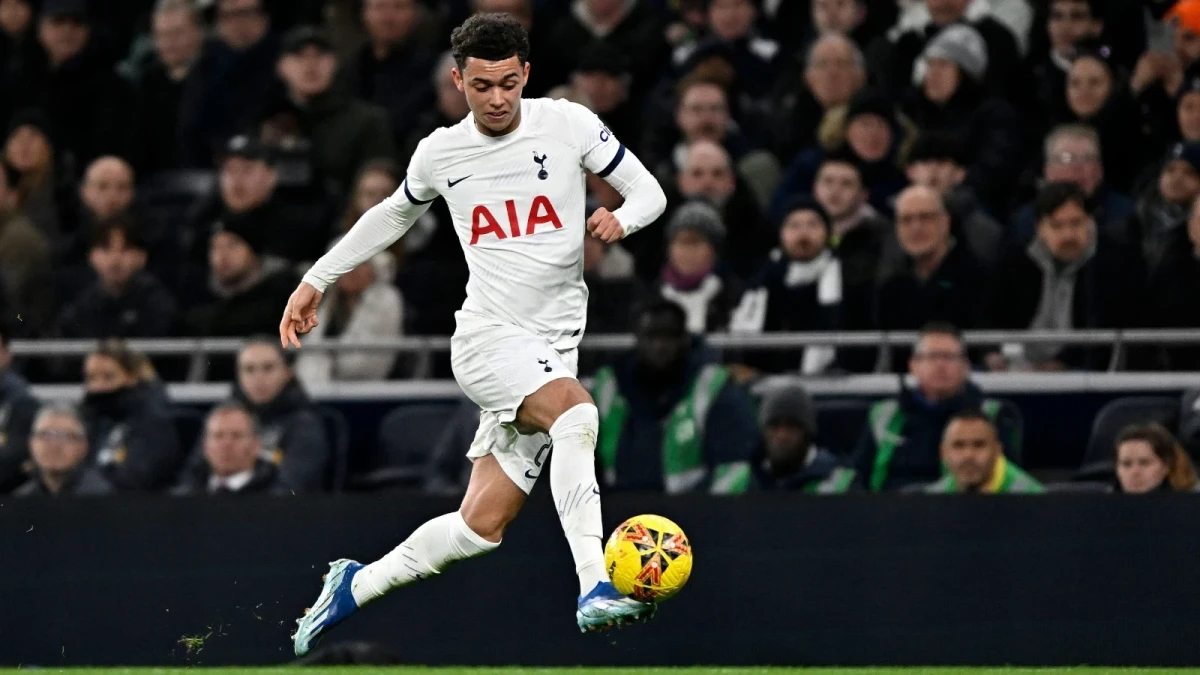 Brennan Johnson of Tottenham