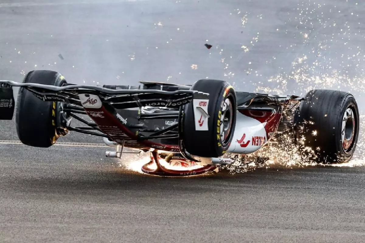 Alfa Romeo Zhou Guanyu at the British GP