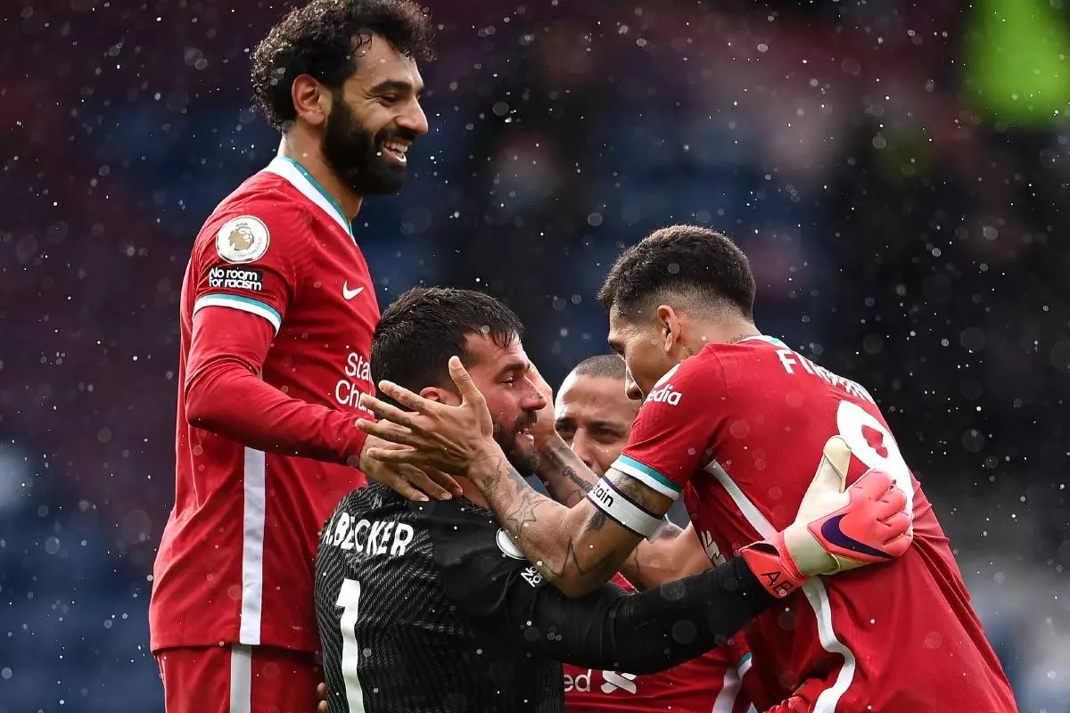 Alisson header goal vs West Brom, 2021