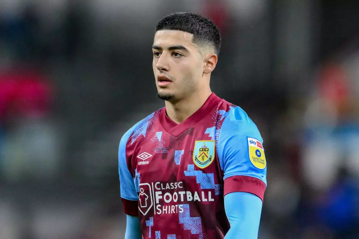 Anass Zaroury of Burnley