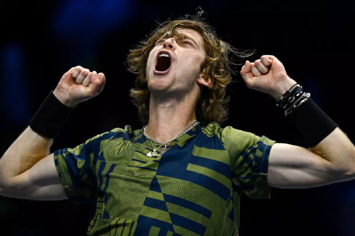 Andrey Rublev at the ATP Finals - Nov 2022