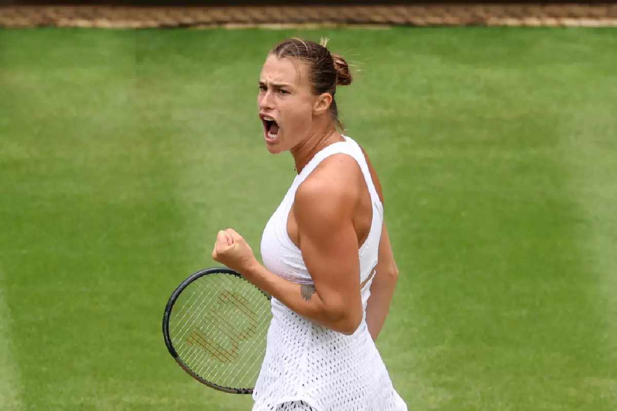 Aryna Sabalenka at Wimbledon - Jul 2023