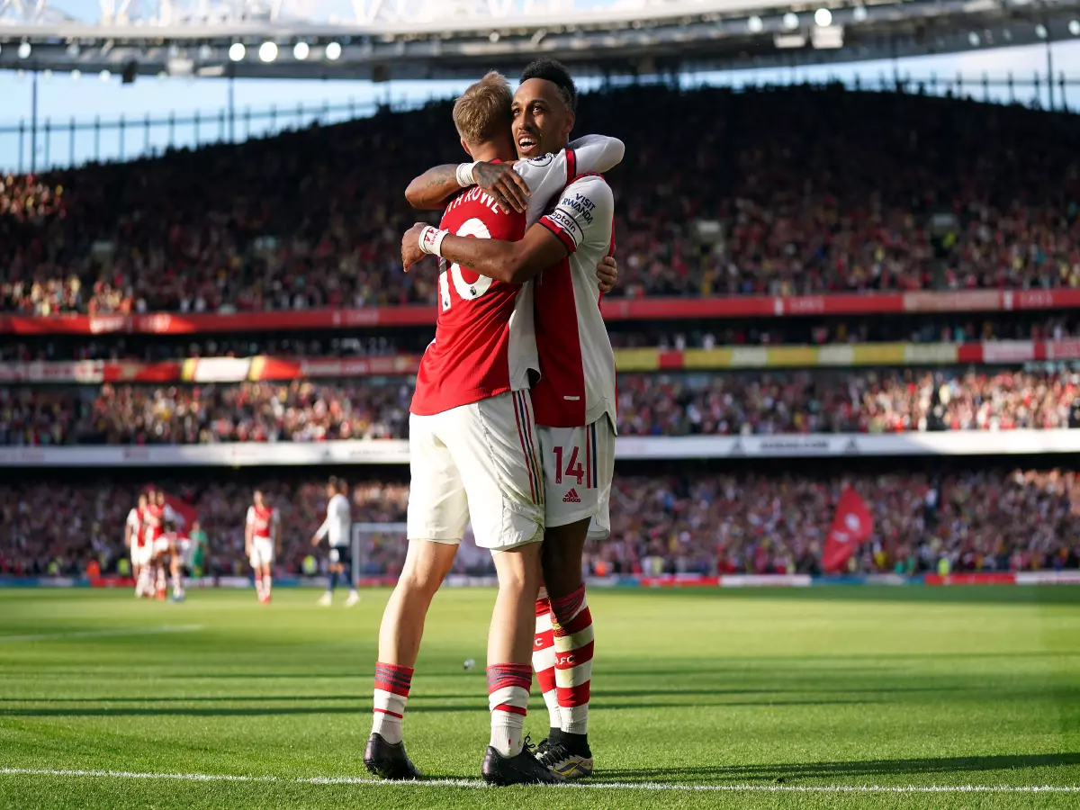 Pierre Emerick-Aubameyang, Emile Smith-Rowe, Arsenal, Premier League