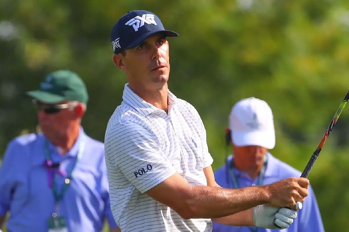 Billy Horschel on the tee