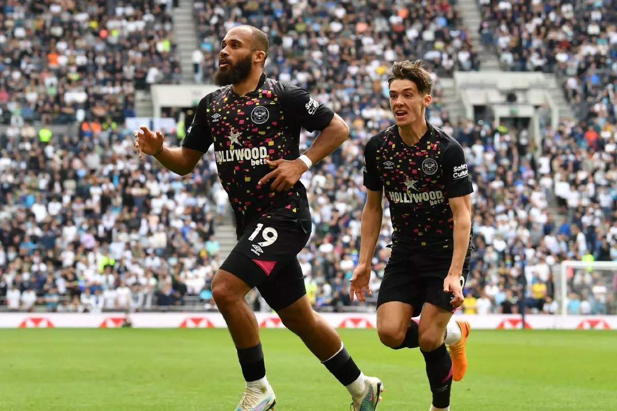 Bryan Mbeumo of Brentford FC