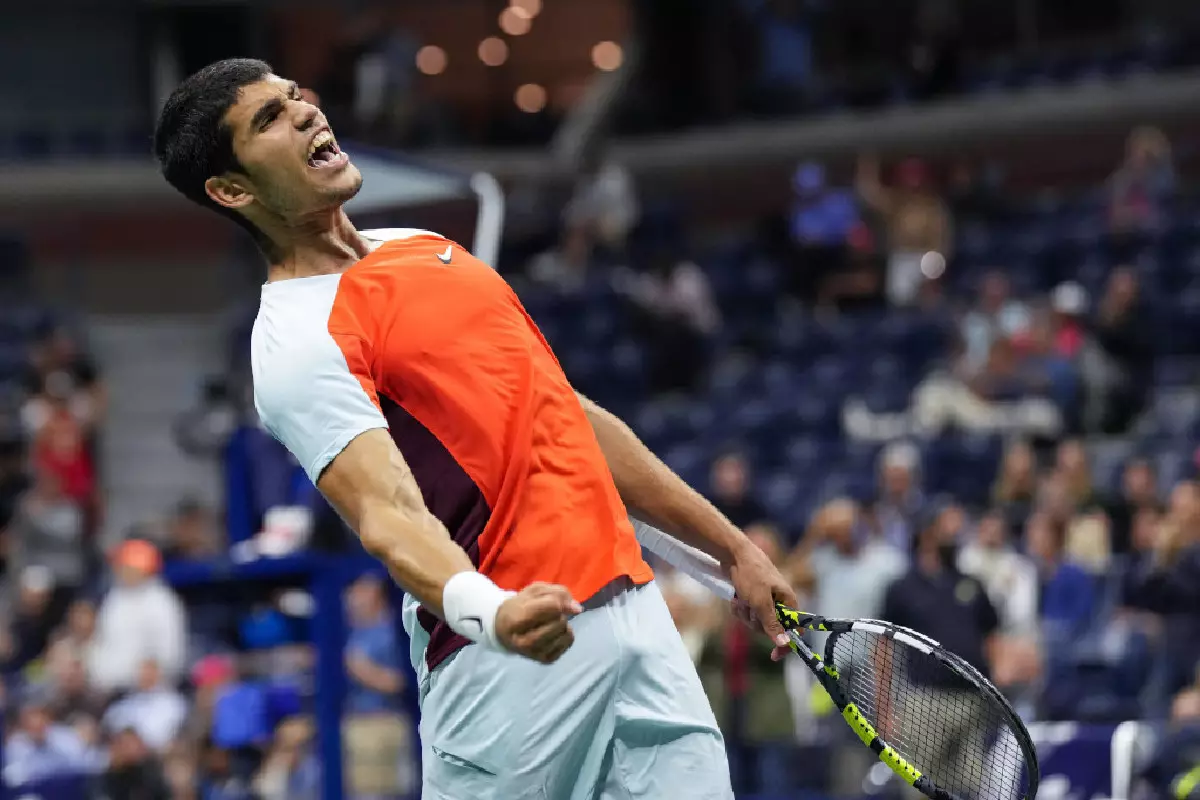 Carlos Alcaraz at the 2022 US Open - September 2022