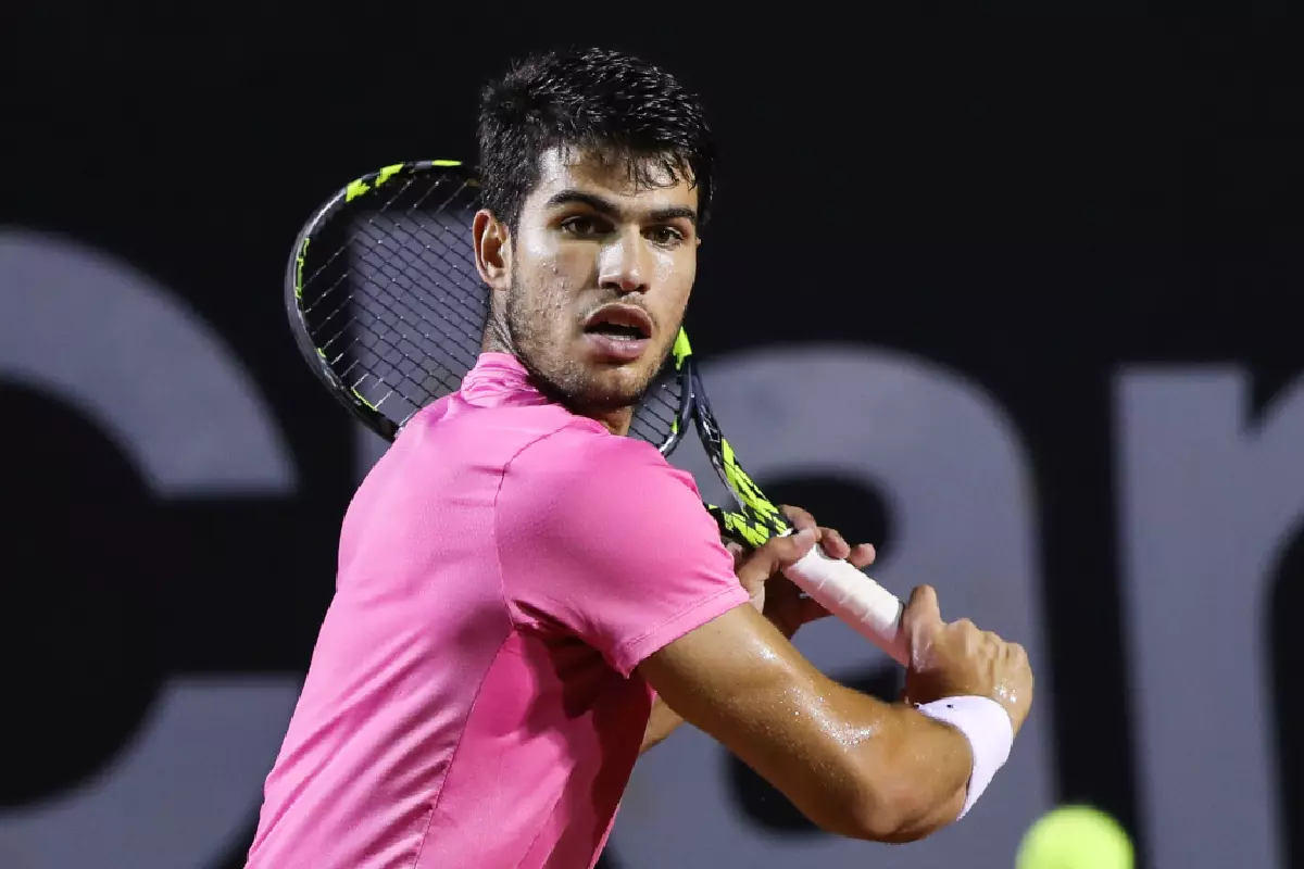 Carlos Alcaraz at the Rio Open - Feb 2023