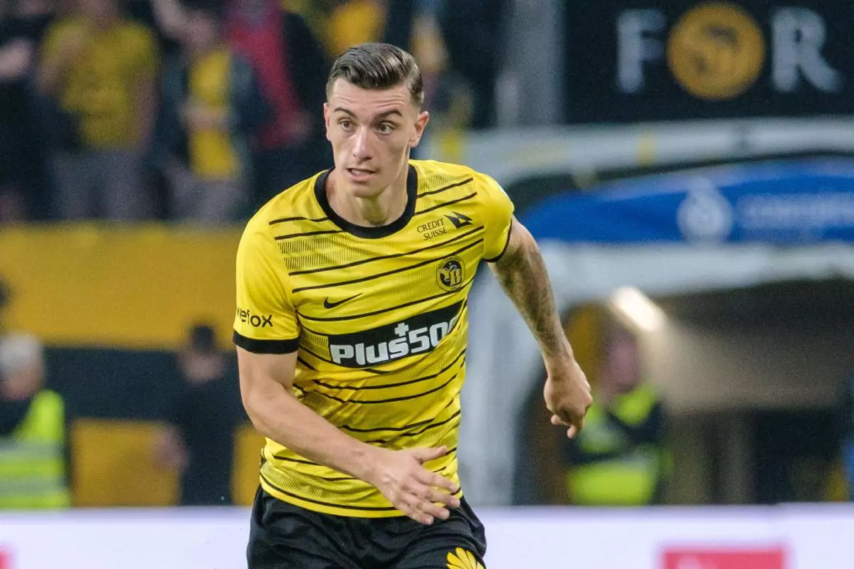 Cedric Zesiger of Young Boys 18 Aug 2022