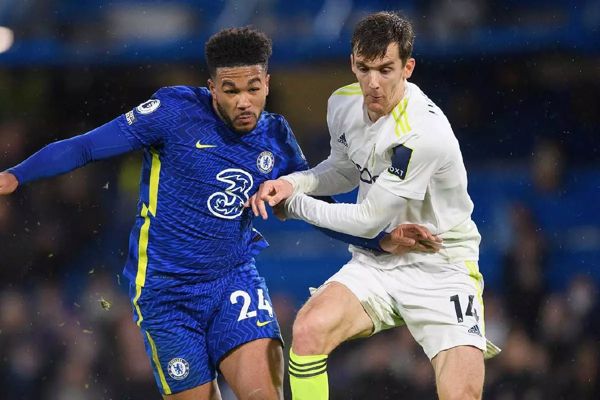 Chelsea and Leeds doing battle