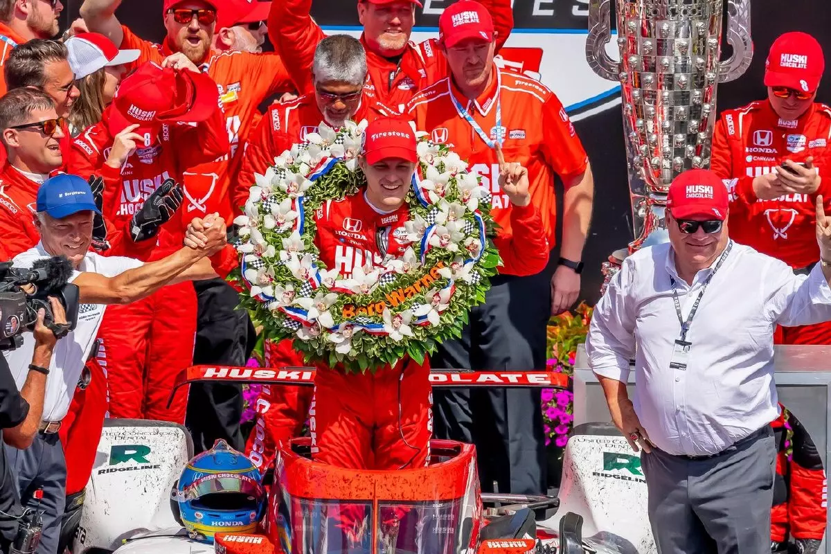 Marcus Ericsson wins Indy 500