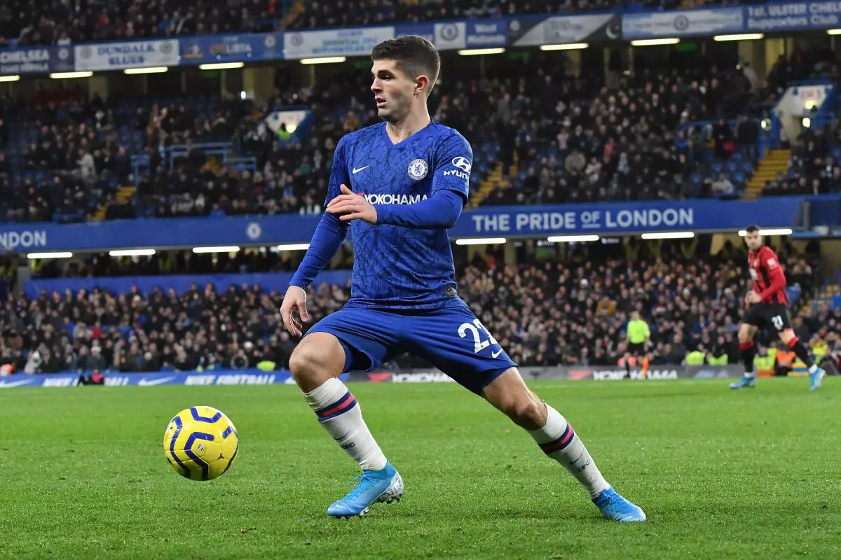 Christian Pulisic of Chelsea FC in action