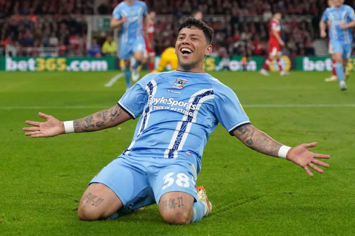 Coventry City's Gustavo Hamer 