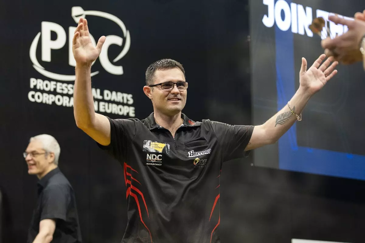 Damon Heta in action at the Players Championship, 19 March 2022