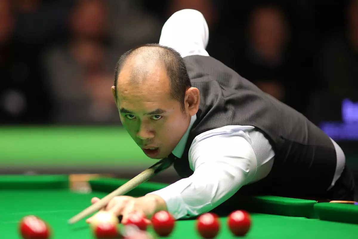 Dechawat Poomjaeng during day two of the Betway UK Championship at The York Barbican.