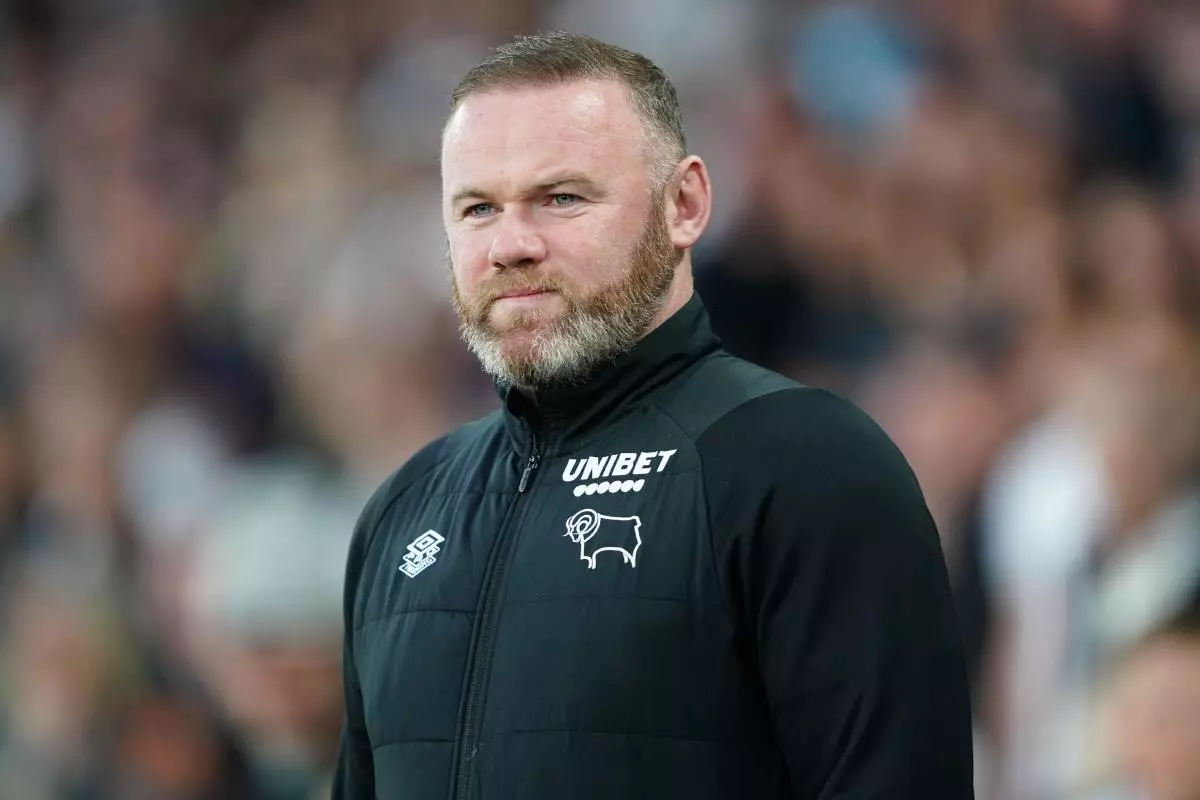 Derby County manager Wayne Rooney 